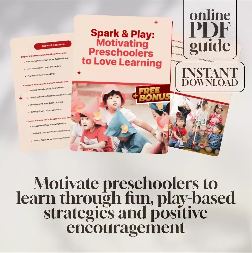 Spark & Play: Motivating Preschoolers to Love Learning | How to Motivate Preschoolers to Learn | Digital Guide for Parents & Educators