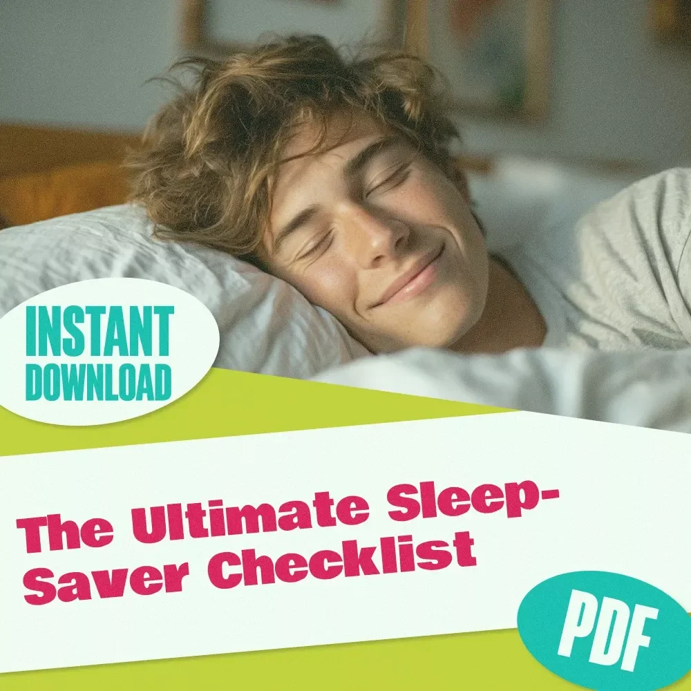 The Ultimate Sleep-Saver Checklist | How to Manage Insomnia | Printable Sleep Hygiene Digital Download
