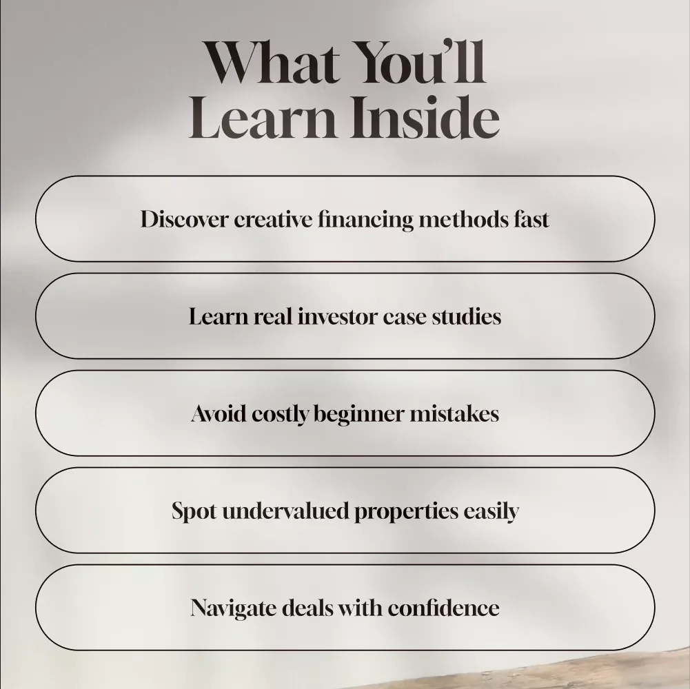 How to Buy Investment Property Without 20% Down | Real Estate eBook | Creative Financing Guide | Digital Download for Property Investors