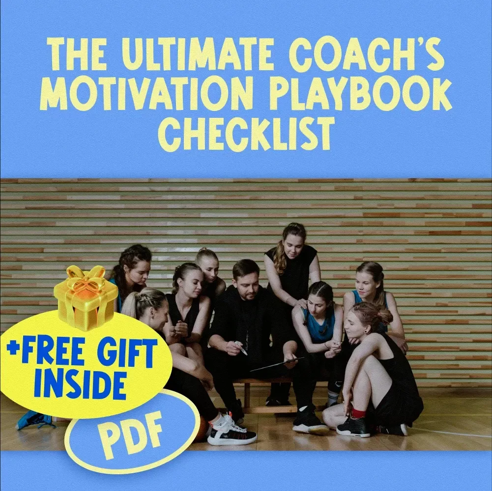 The Ultimate Coach’s Motivation Playbook Checklist | Digital Download for Sports Coaches | How Can a Coach Motivate His Players Checklist