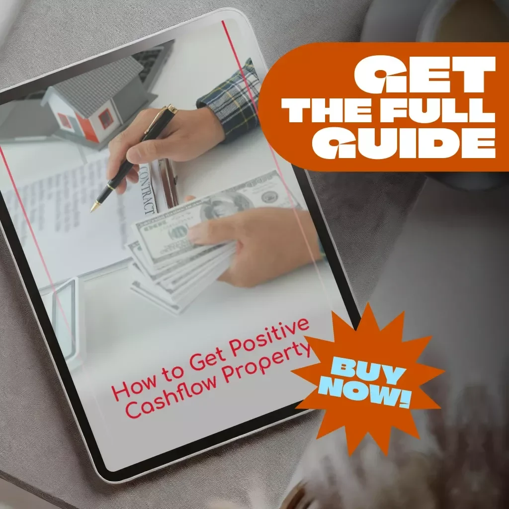 How to Get Positive Cashflow Property Guide | Real Estate Investment eBook | Cashflow Property Checklist for Investors | Digital Download