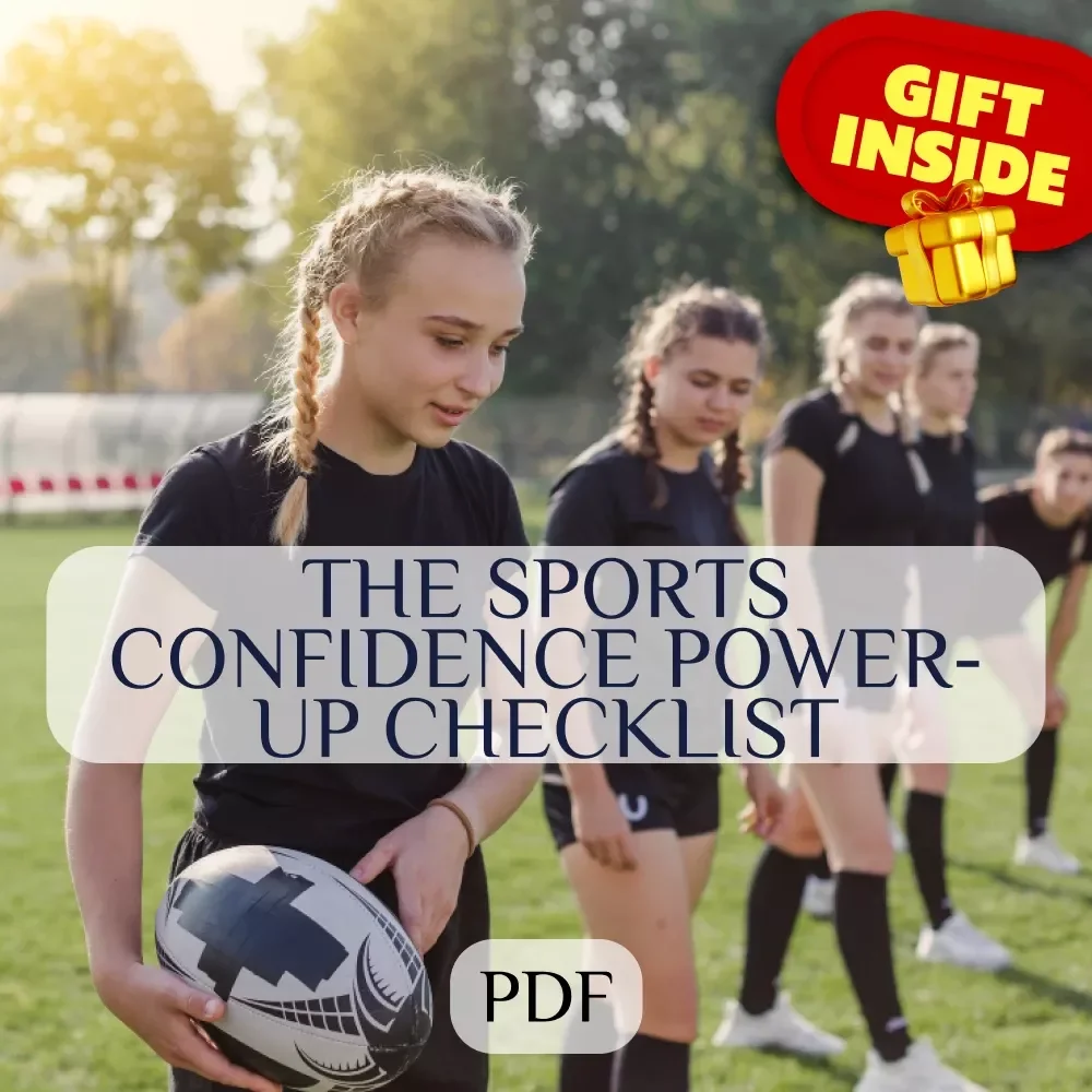 The Sports Confidence Power-Up Checklist | How to Improve Self Confidence in Sport | Athlete Mindset & Performance Printable