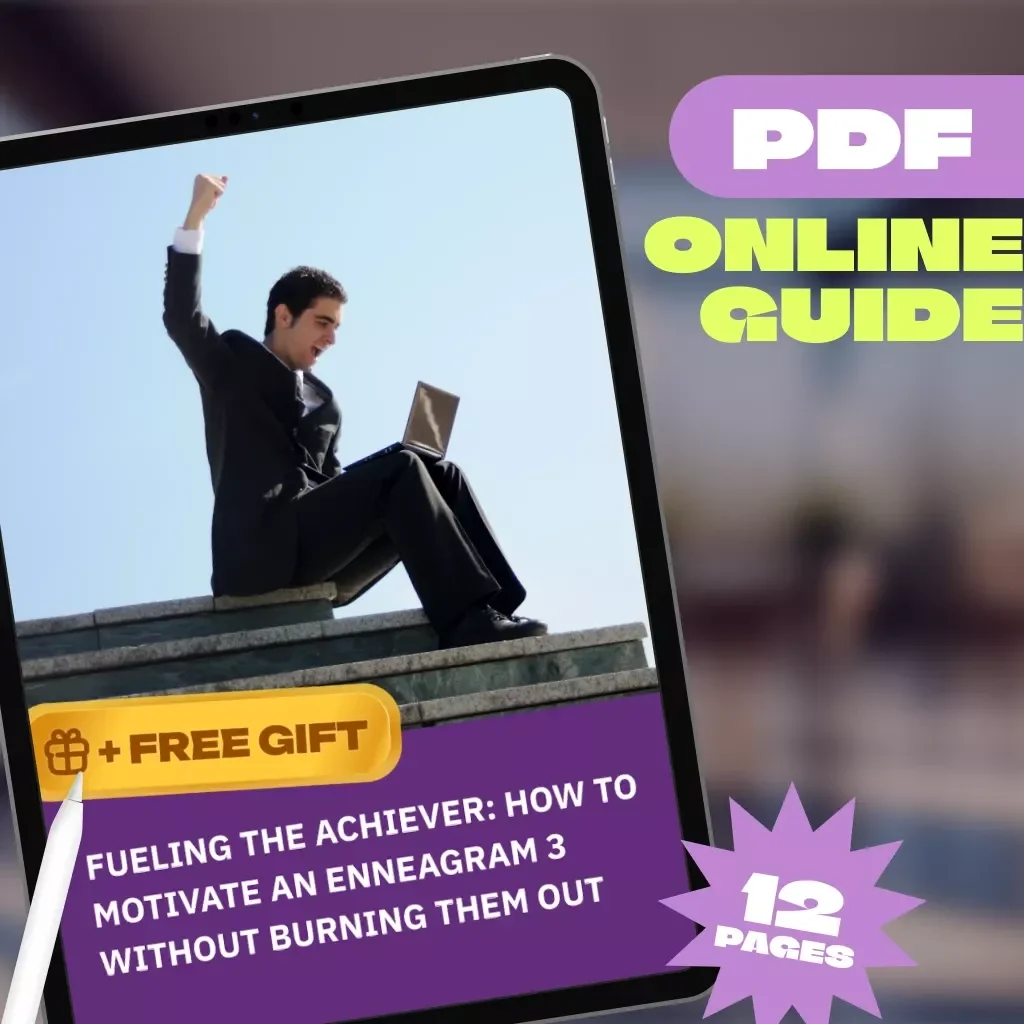 Fueling the Achiever: How to Motivate an Enneagram 3 Without Burning Them Out | Enneagram 3 Motivation Guide | How to Motivate Enneagram 3 Digital Download
