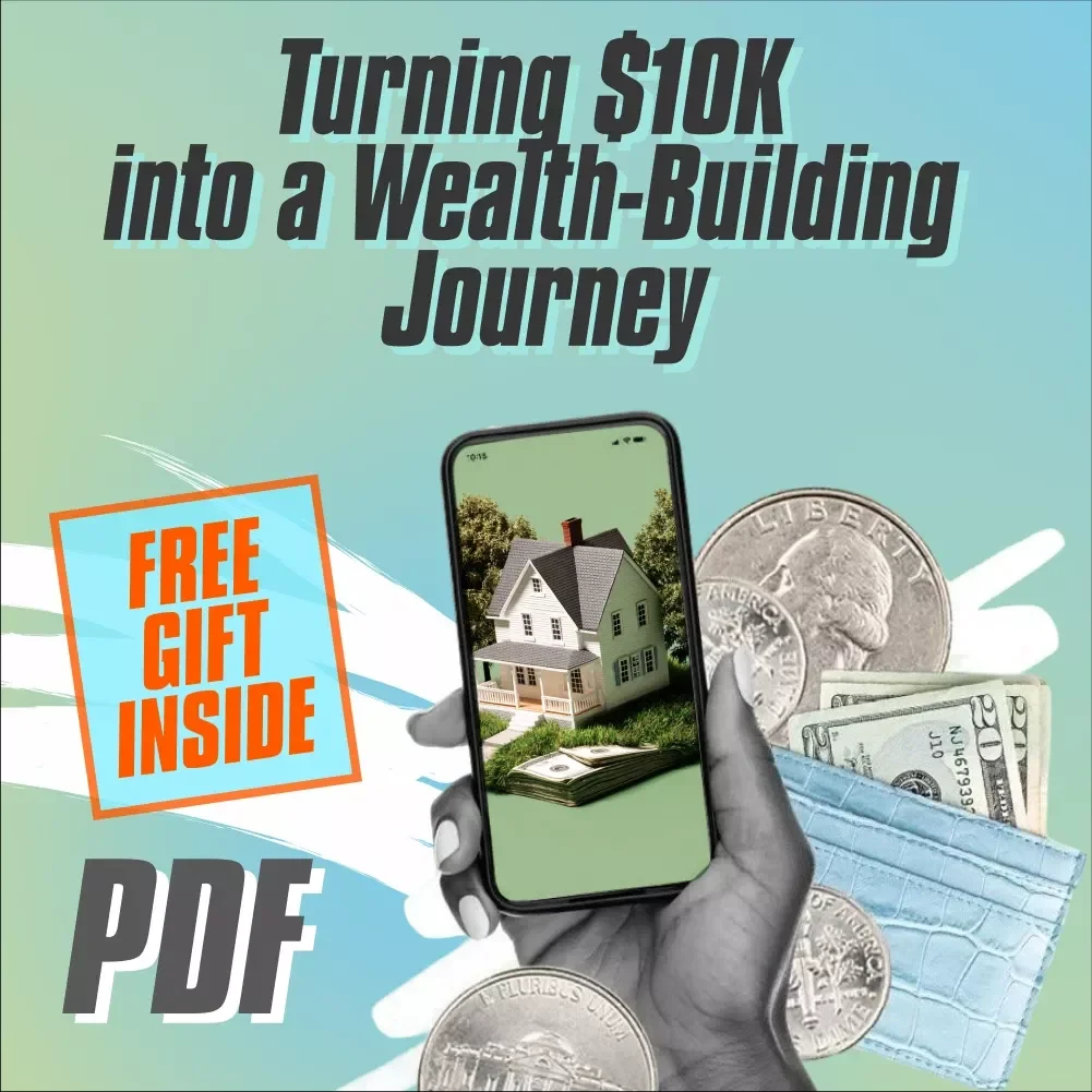 Turning $10K into a Wealth-Building Journey Checklist – How to Get Into Real Estate with 10K | Beginner Real Estate Investing Guide | Instant Digital Download