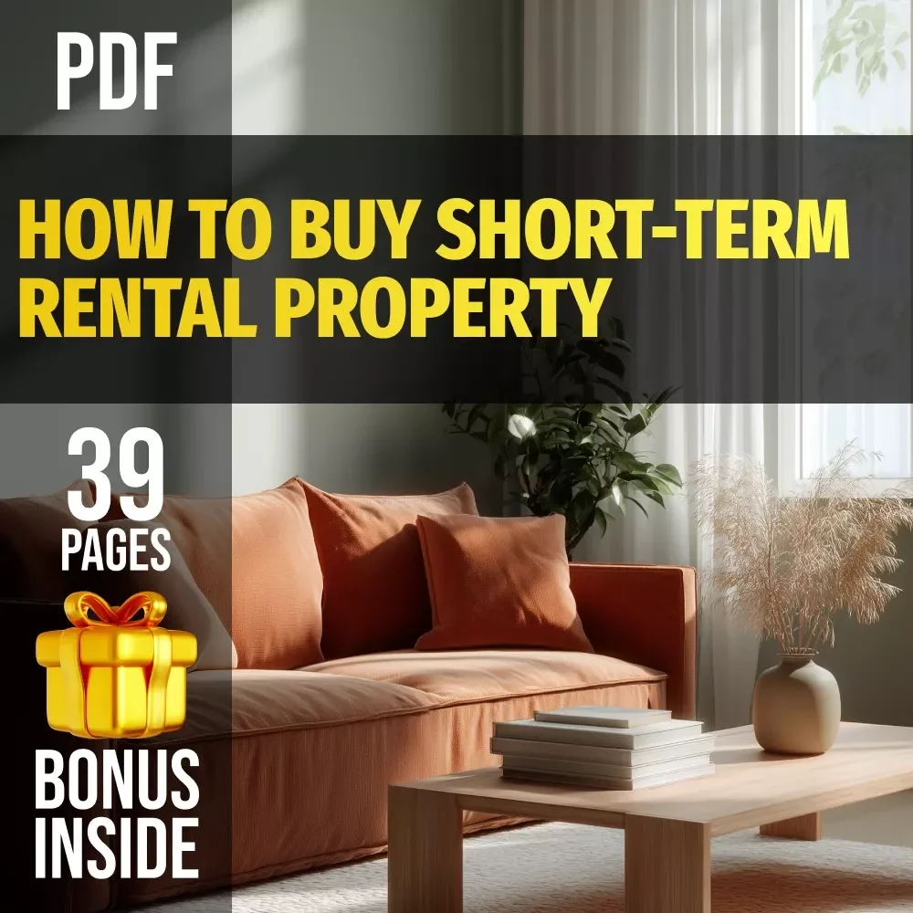 How to Buy Short-Term Rental Property eBook | Learn How to Buy Short Term Rental Property | Real Estate Investing Guide for Beginners