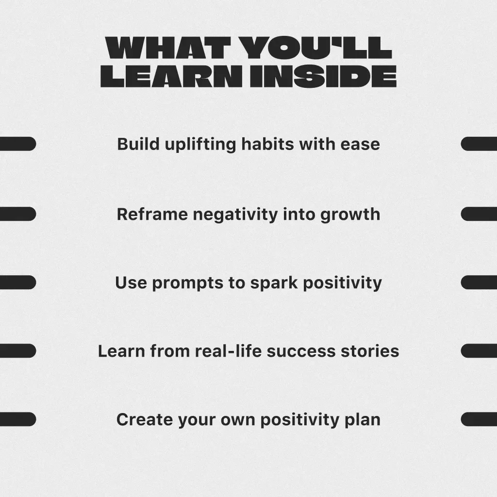 Bright Side Blueprint: Your Guide to Finding Positivity Every Day | How to Find Positivity in Life Guide | Digital Download Self-Help eBook