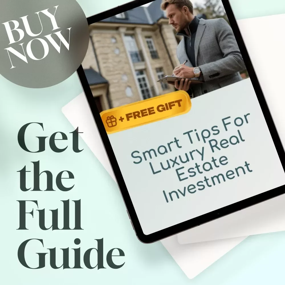Smart Tips for Luxury Real Estate Investment Guide | Digital Download | Luxury Real Estate Investment Tips eBook