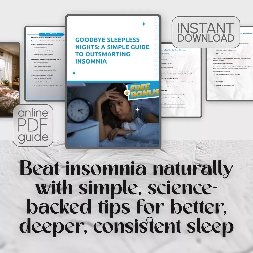 Goodbye Sleepless Nights: A Simple Guide to Outsmarting Insomnia – How to Avoid Insomnia Naturally | Digital Sleep Guide eBook