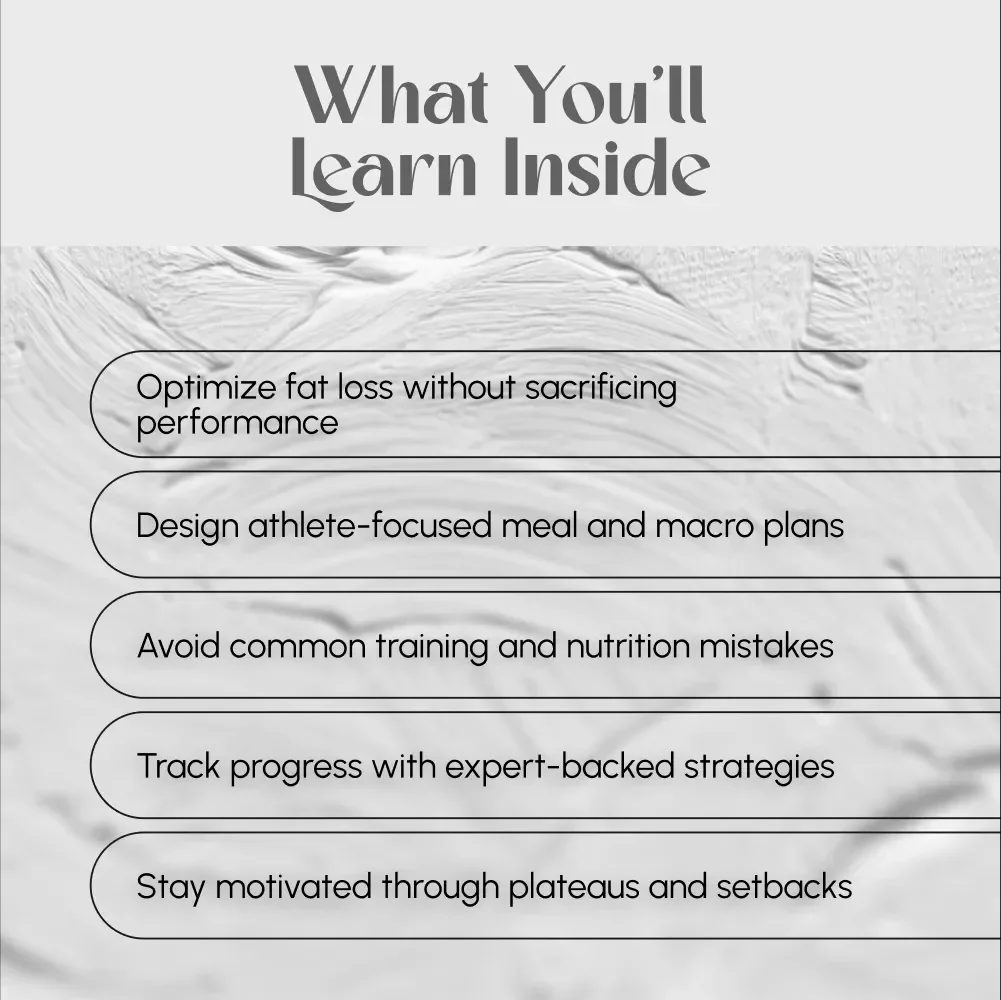 How Peak Performance Athletes Can Lose Weight the Smart Way | Weight Loss Guide for Athletes | Digital Download eBook on How to Lose Weight as an Athlete