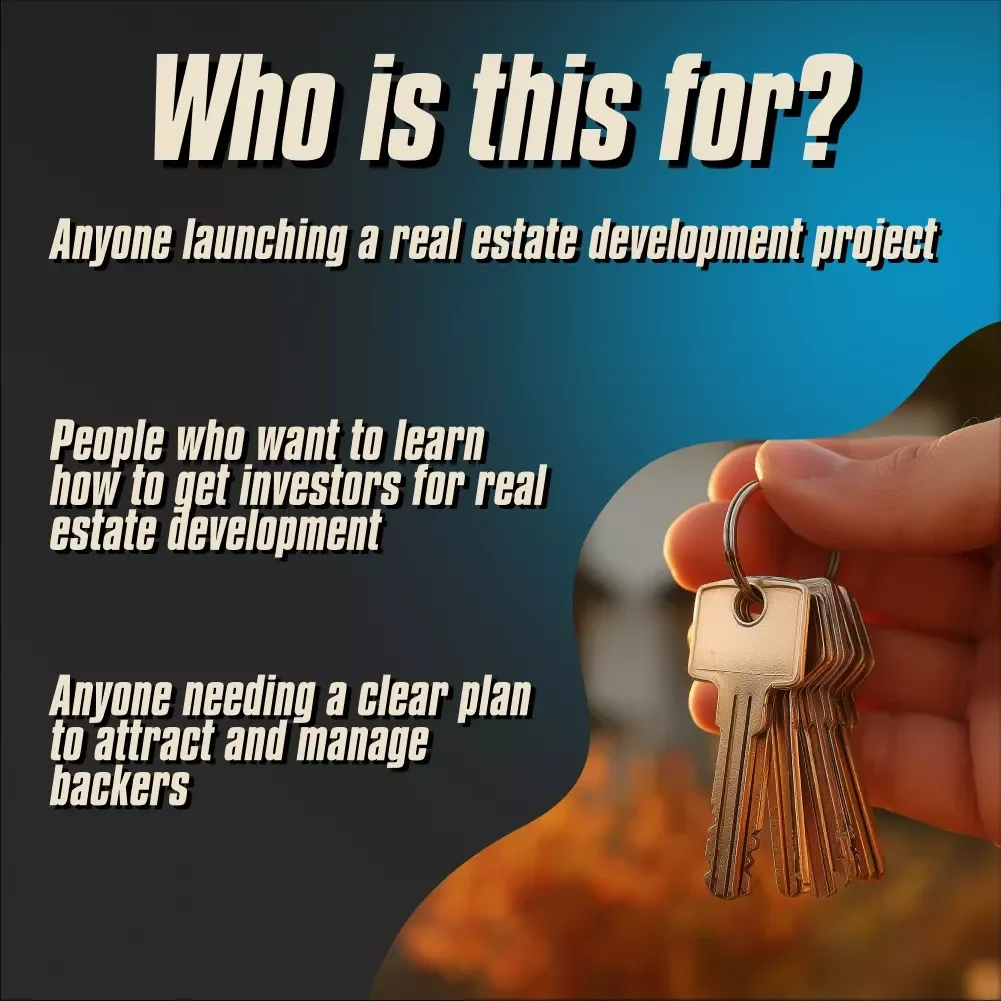 Your Action Plan for Real Estate Development | Real Estate Checklist | How to Get Investors for Real Estate Development