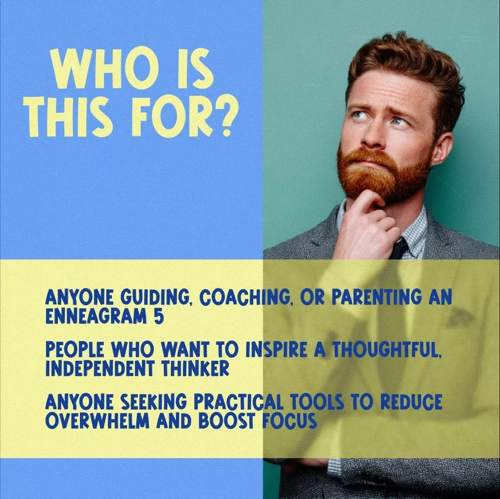 The Enneagram 5 Motivation Jumpstart Checklist | Digital Download | How to Motivate Enneagram 5 Guide for Personal Growth