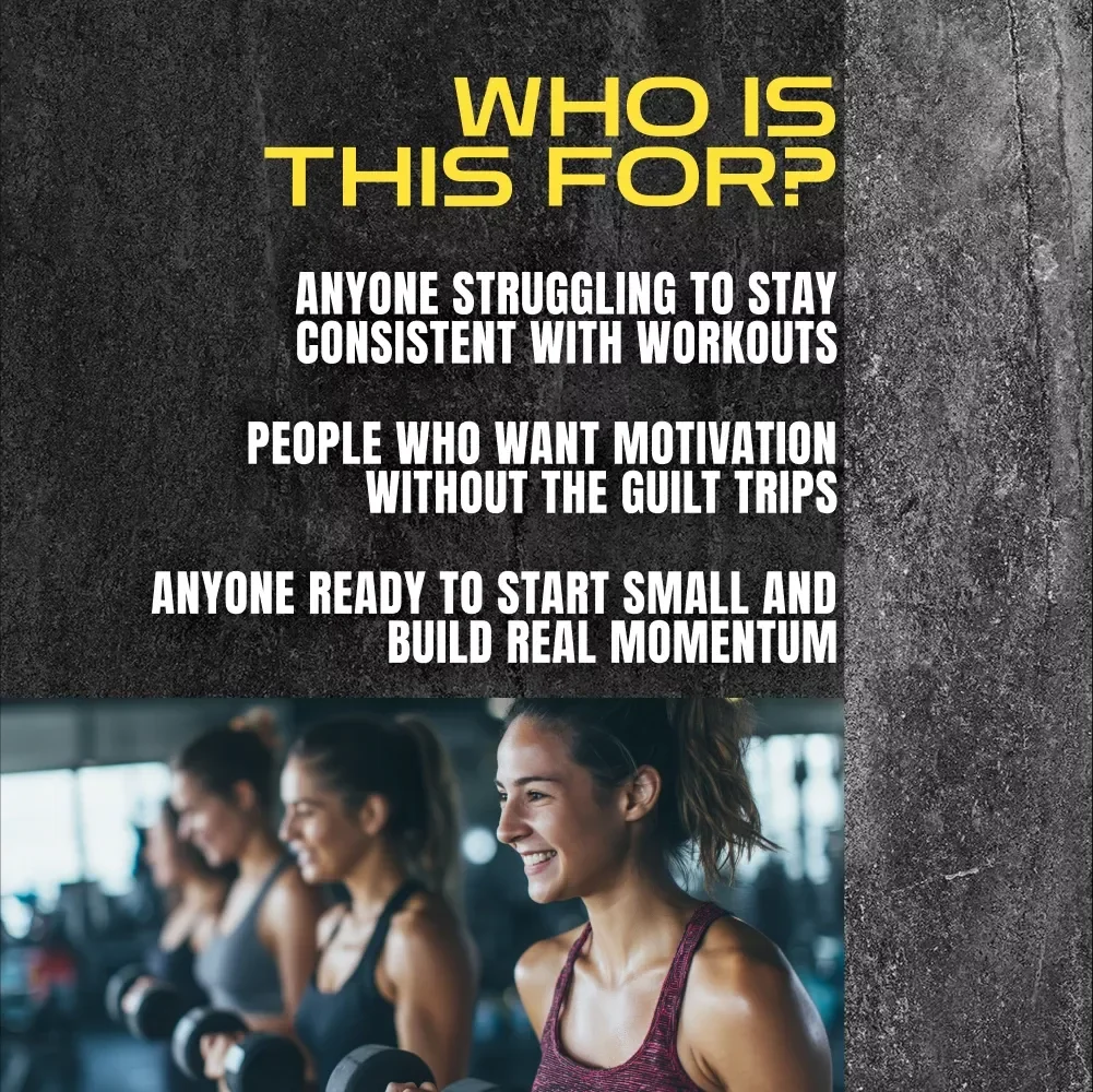 Workout Motivation Checklist: The No-Excuses Game Plan to Get Moving | How to Get Motivated to Work Out | Printable Fitness Checklist PDF
