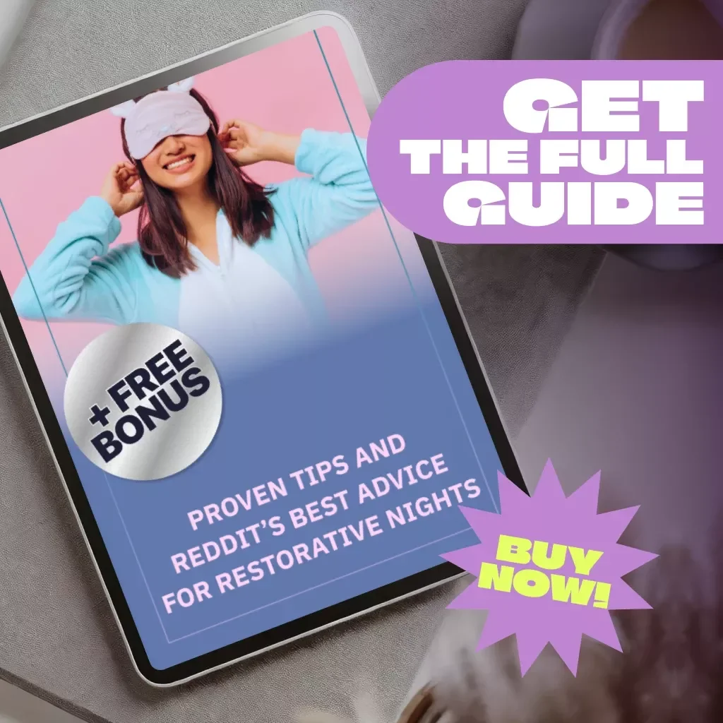 Proven Tips and Reddit’s Best Advice for Restorative Nights | Improve Deep Sleep Reddit Guide | Sleep Checklist eBook PDF