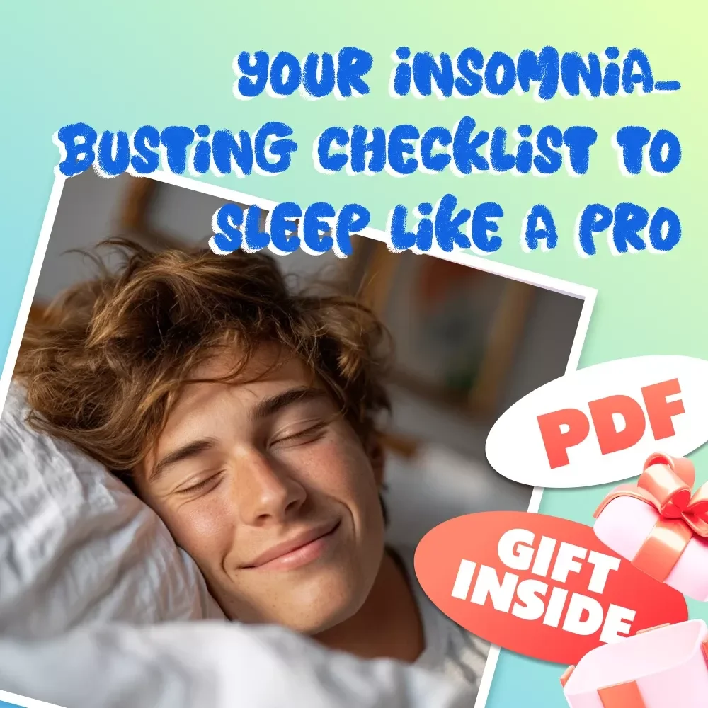 Your Insomnia-Busting Checklist to Sleep Like a Pro | Digital Download Guide for How to Avoid Insomnia, Sleep Routine, and Better Rest