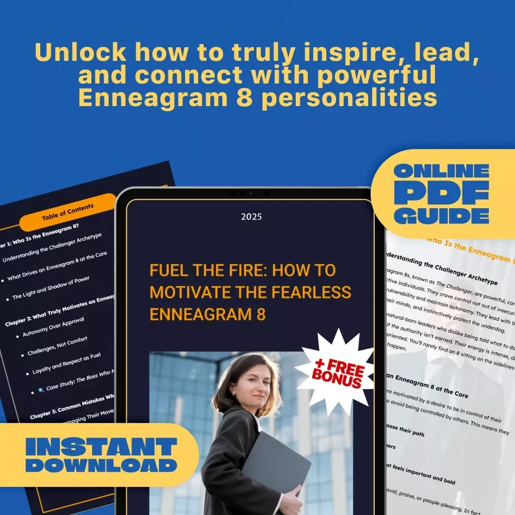 Fuel the Fire: How to Motivate the Fearless Enneagram 8 | Digital Guide for Understanding & Inspiring Enneagram Type 8