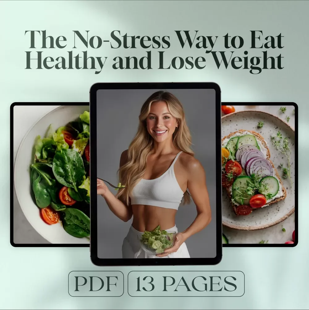The No-Stress Way to Eat Healthy and Lose Weight Guide | Digital Download | How to Eat Healthy to Lose Weight eBook for Beginners