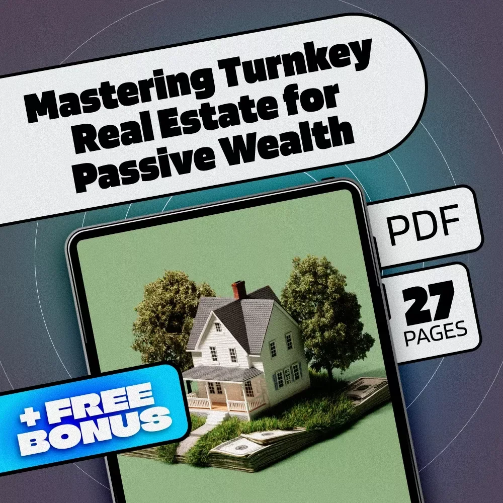 Mastering Turnkey Real Estate for Passive Wealth | eBook Guide for Turnkey Real Estate Investments | Digital Download for Passive Income Seekers