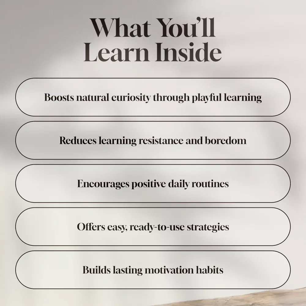 Spark & Play: Motivating Preschoolers to Love Learning | How to Motivate Preschoolers to Learn | Digital Guide for Parents & Educators
