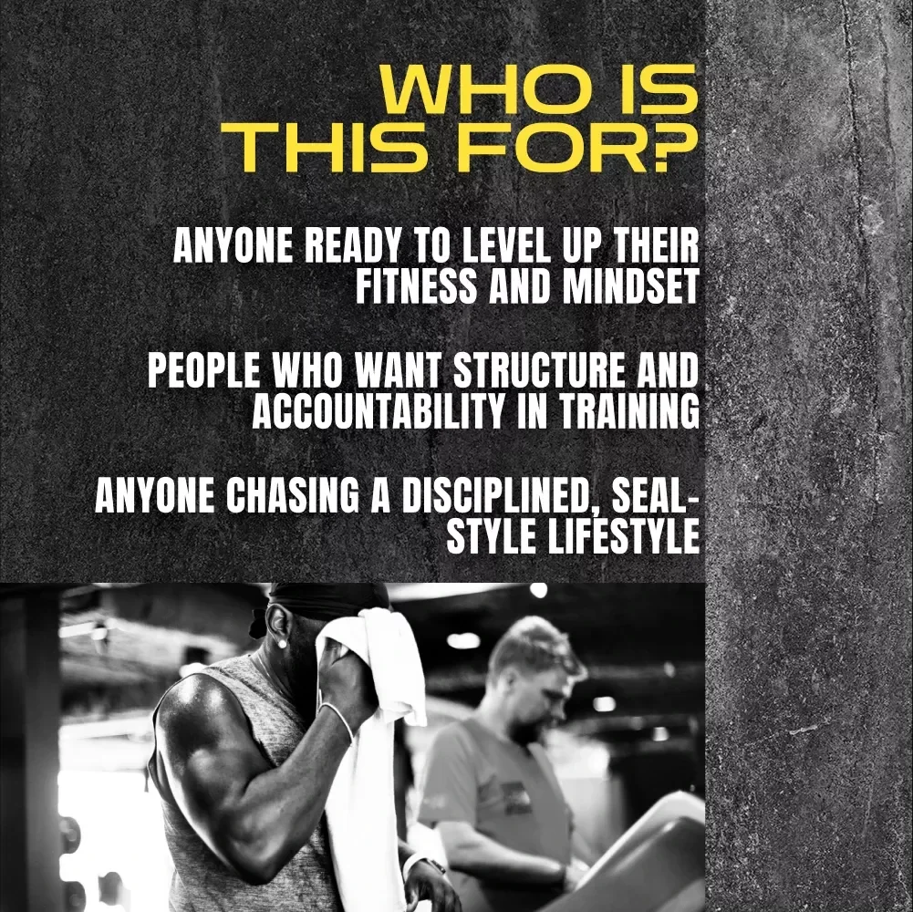 The Navy SEAL Success Checklist | Digital Download | Navy SEAL Workout Routine PDF | Mental Toughness & Fitness Training Planner
