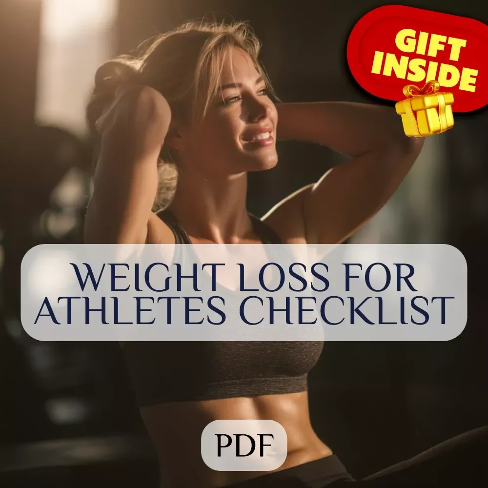 Weight Loss for Athletes Checklist | How to Lose Weight as an Athlete | Digital Fitness Guide for Athletic Fat Loss
