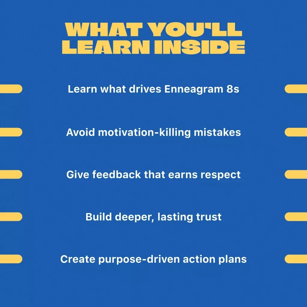 Fuel the Fire: How to Motivate the Fearless Enneagram 8 | Digital Guide for Understanding & Inspiring Enneagram Type 8
