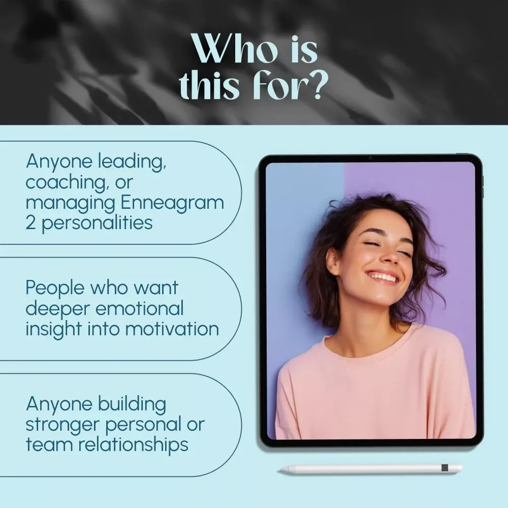How to Motivate Enneagram 2s with Purpose and Passion | Enneagram 2 Guide | Digital Download for Understanding and Inspiring Helpers
