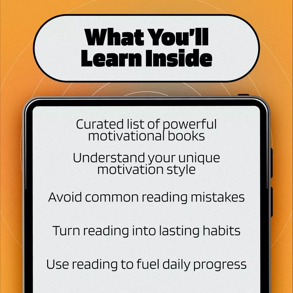 The Ultimate Guide to Books That Ignite Motivation | Motivational Reading eBook | Digital Download of Books on How to Get Motivated