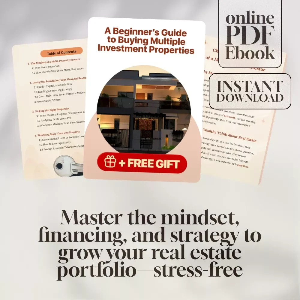 A Beginner’s Guide to Buying Multiple Investment Properties | How to Buy Multiple Investment Properties eBook | Real Estate Investing for Beginners