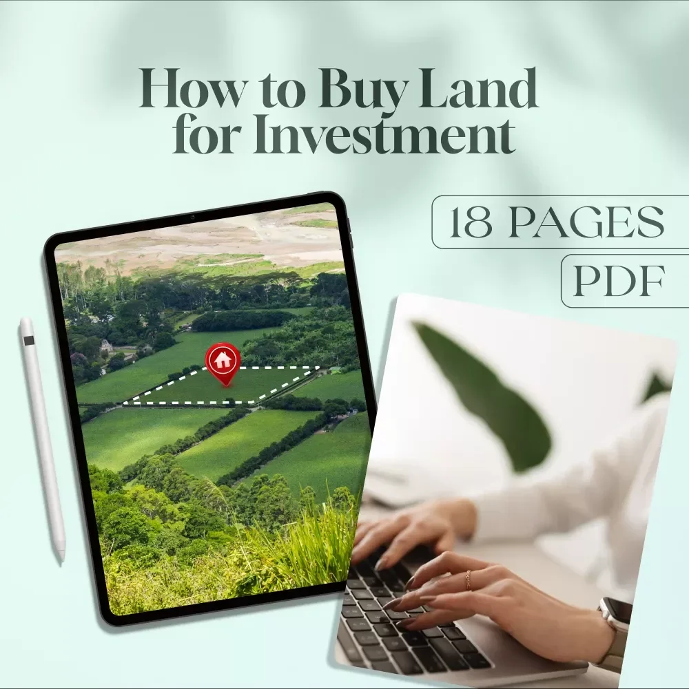 How to Buy Land for Investment Guide | Digital Download | Real Estate eBook for Beginners & Investors