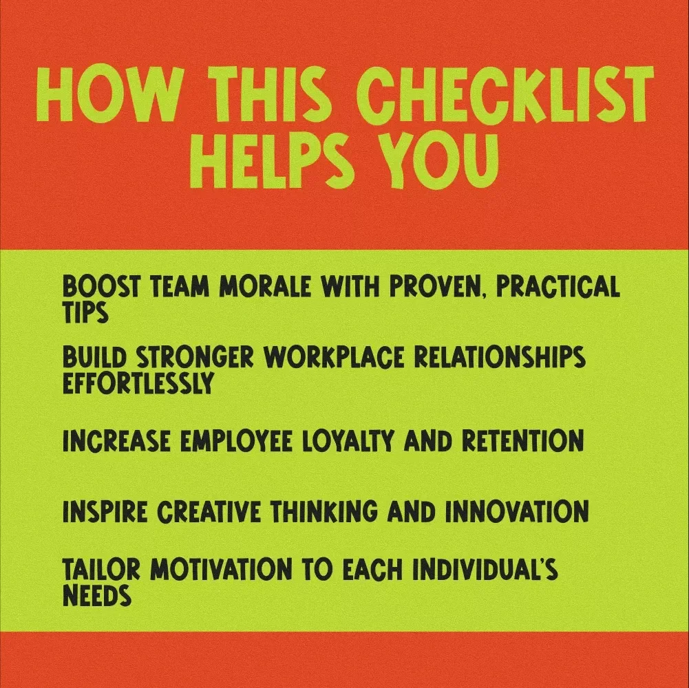 Checklist: Motivate Like a Pro — Mastering Maslow’s Hierarchy at Work | Employee Motivation Guide | How Can Maslow's Theory Be Used to Motivate Employees | Workplace Leadership Tool