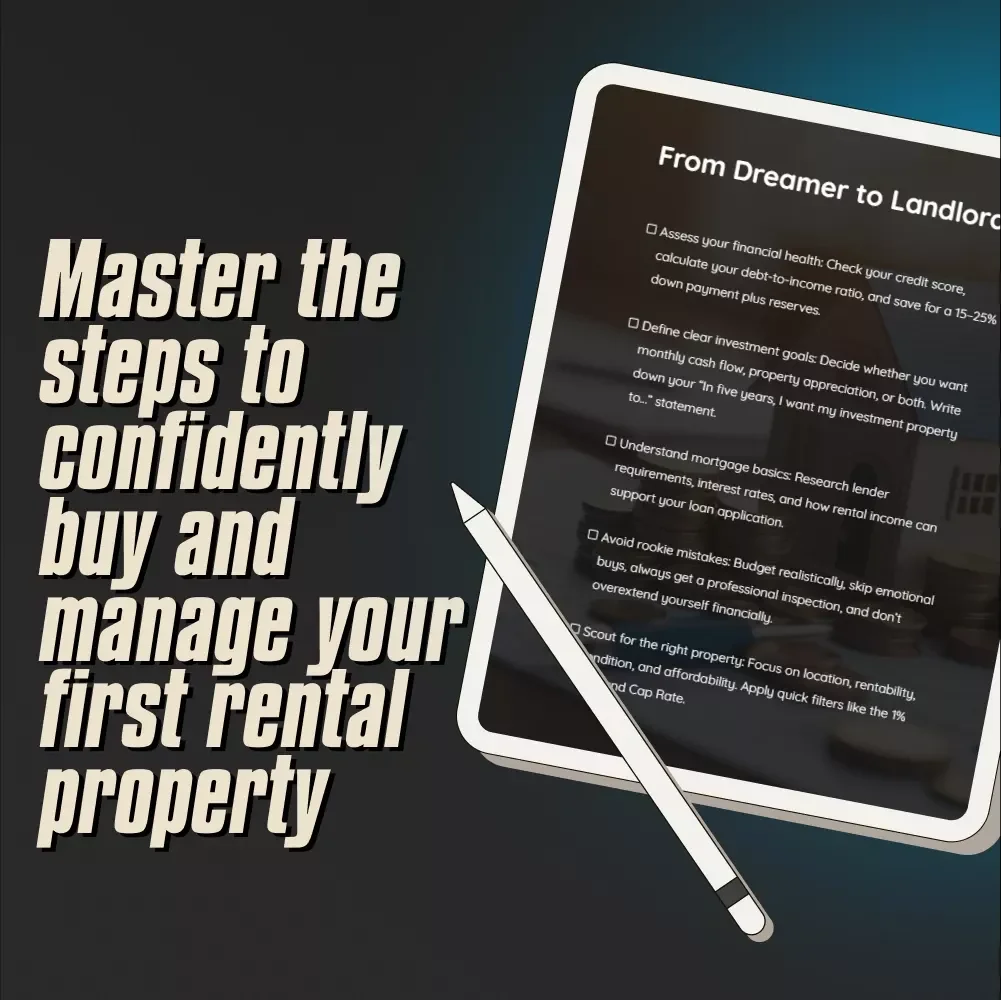 From Dreamer to Landlord | Investment Property Checklist | How to Start Buying Investment Properties | Real Estate Beginner Guide