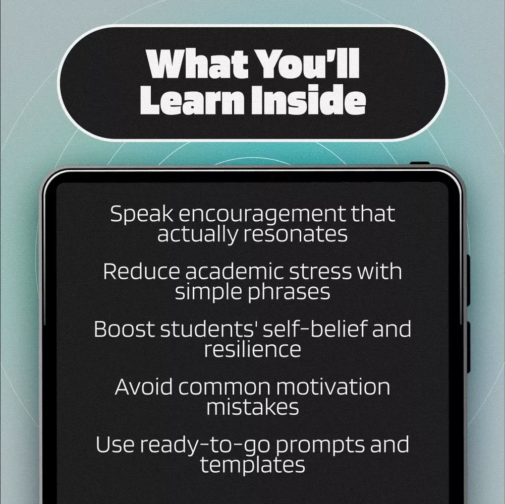Uplifting Words Every Student Needs to Hear | Encouraging eBook for Students | Words of Encouragement for Students | Digital Download Guide