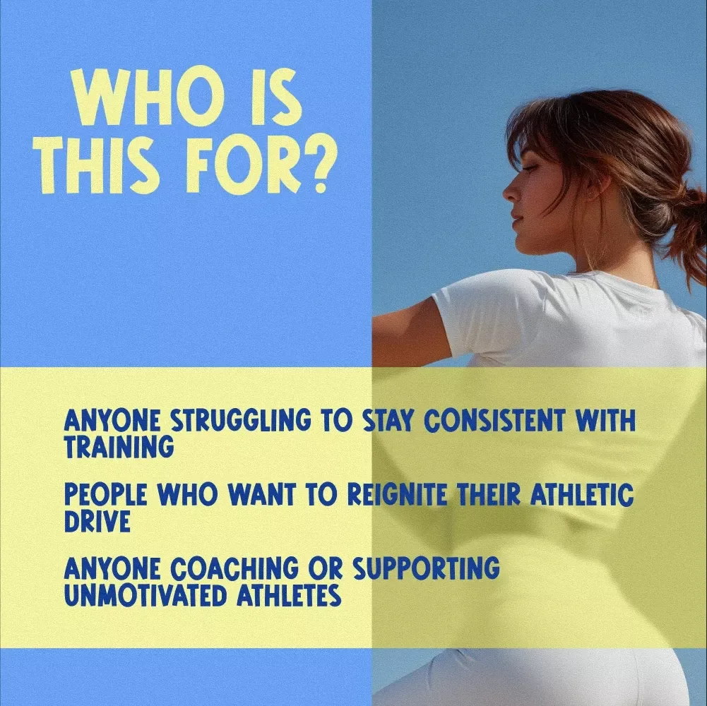 The Lazy Athlete Motivation Kickstart Checklist | How to Motivate a Lazy Athlete | Printable Motivation Guide for Teens & Adults