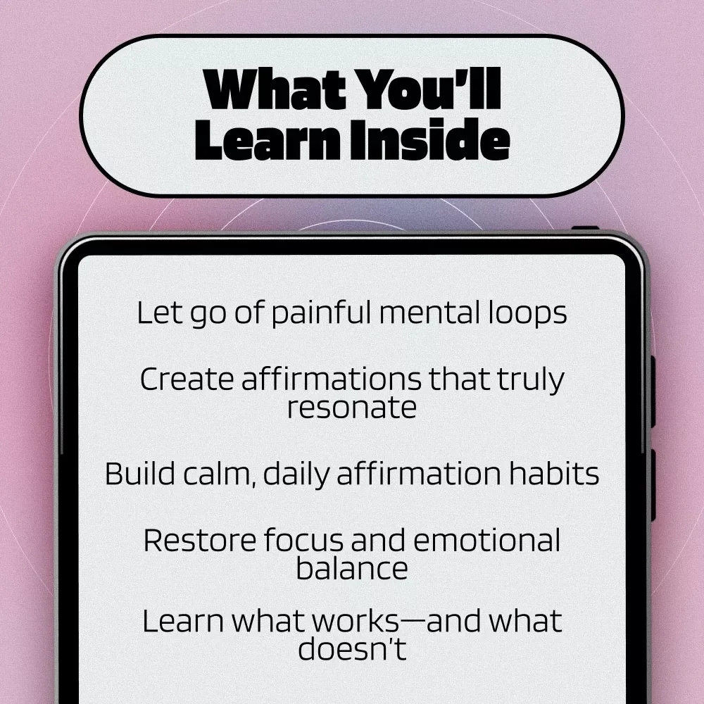 Free Your Mind: Affirmations to Let Go and Move On | Digital eBook for Letting Go of an Ex, Stop Thinking About Someone, Heal Emotionally