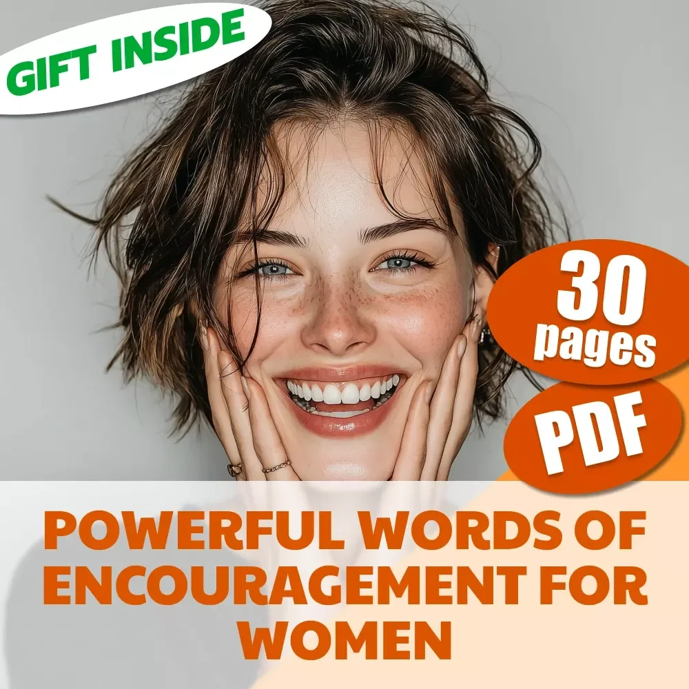 Powerful Words of Encouragement for Women eBook | Uplifting Digital Guide | Daily Affirmations, Self-Talk, Journaling Prompts & More | Words of Encouragement for Women