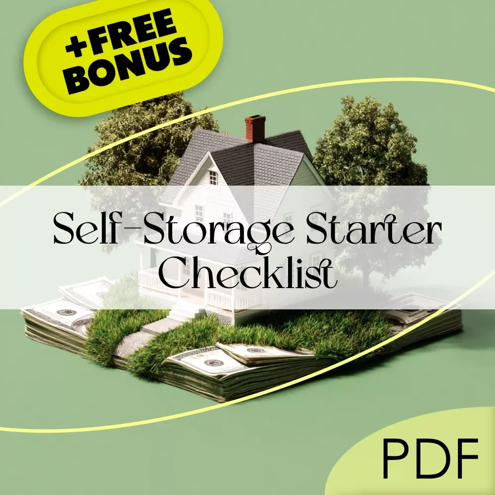 Self-Storage Starter Checklist | Digital Download for Self-Storage Real Estate Investing | Beginner's Due Diligence, Market Research & Deal Analysis Guide