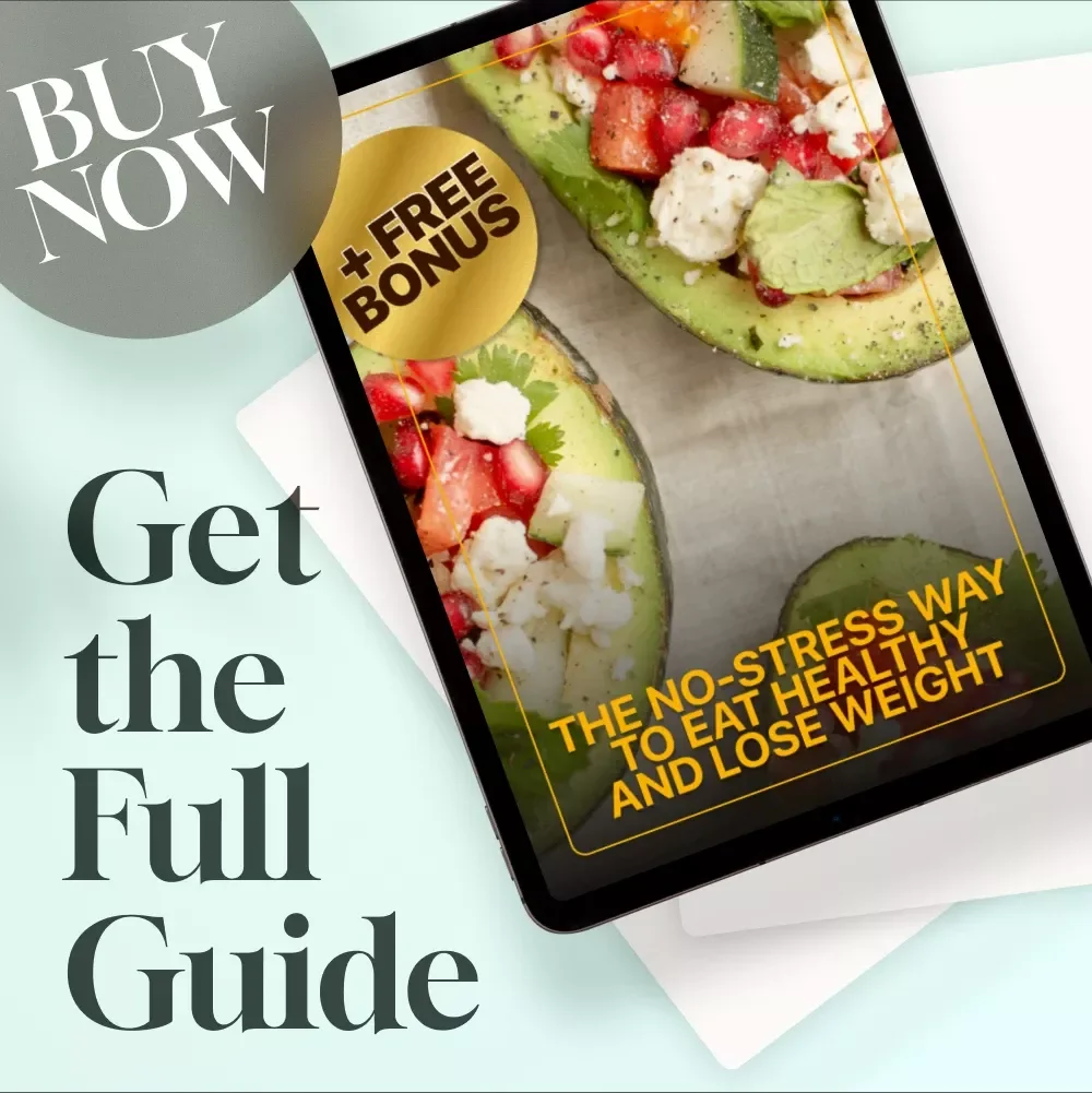 The No-Stress Way to Eat Healthy and Lose Weight Guide | Digital Download | How to Eat Healthy to Lose Weight eBook for Beginners