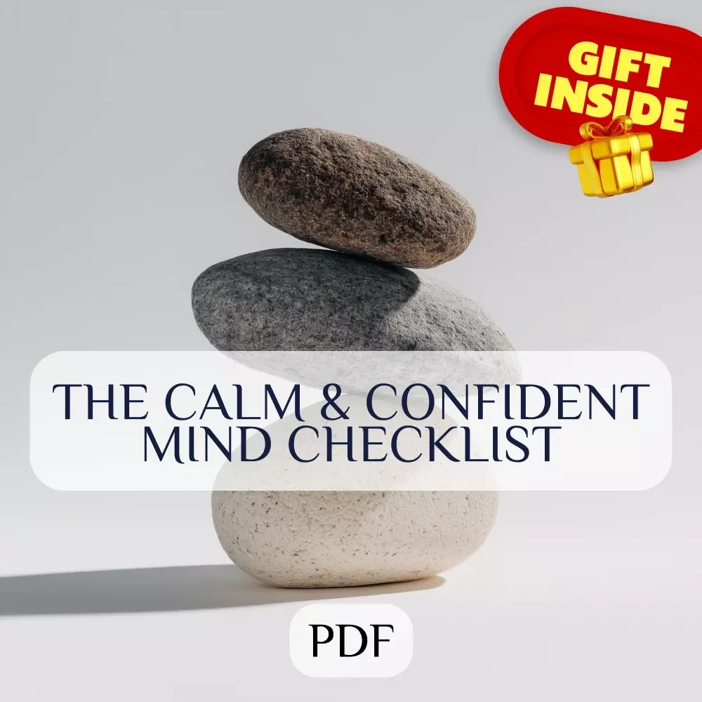 The Calm & Confident Mind Checklist | Printable Mental Health Tracker