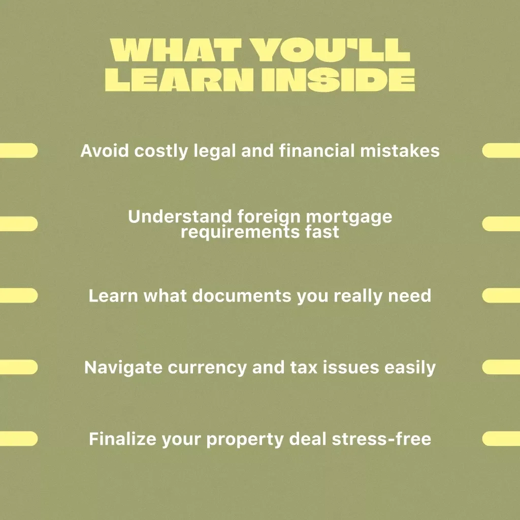 How to Secure a Mortgage for Foreign Property | Digital Guide for Buying Abroad | How to Get a Mortgage for Foreign Property eBook