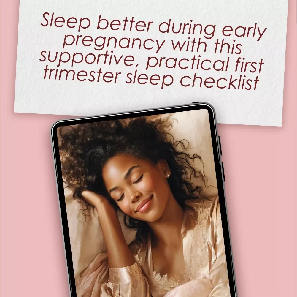 Sleep Like A Dream With This First Trimester Checklist – How to Sleep When Pregnant First Trimester Printable Guide