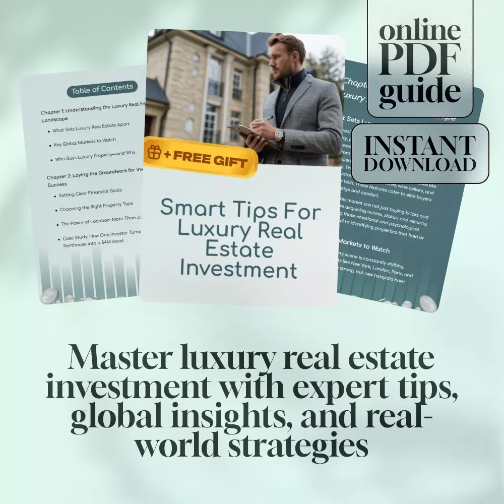 Smart Tips for Luxury Real Estate Investment Guide | Digital Download | Luxury Real Estate Investment Tips eBook