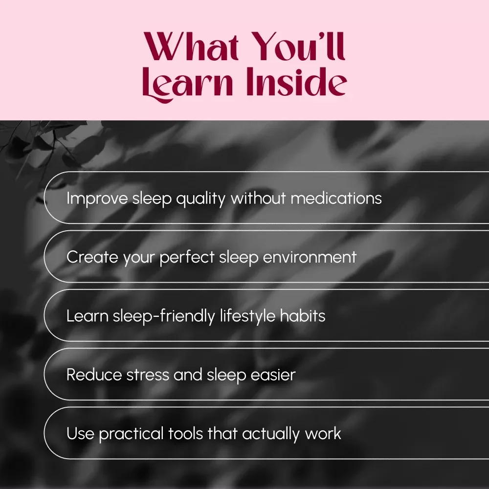Unlocking the Secrets on How to Boost Your Restorative Sleep – Deep Sleep Guide | How to Increase Your Deep Sleep | Sleep Checklist & Tips eBook PDF