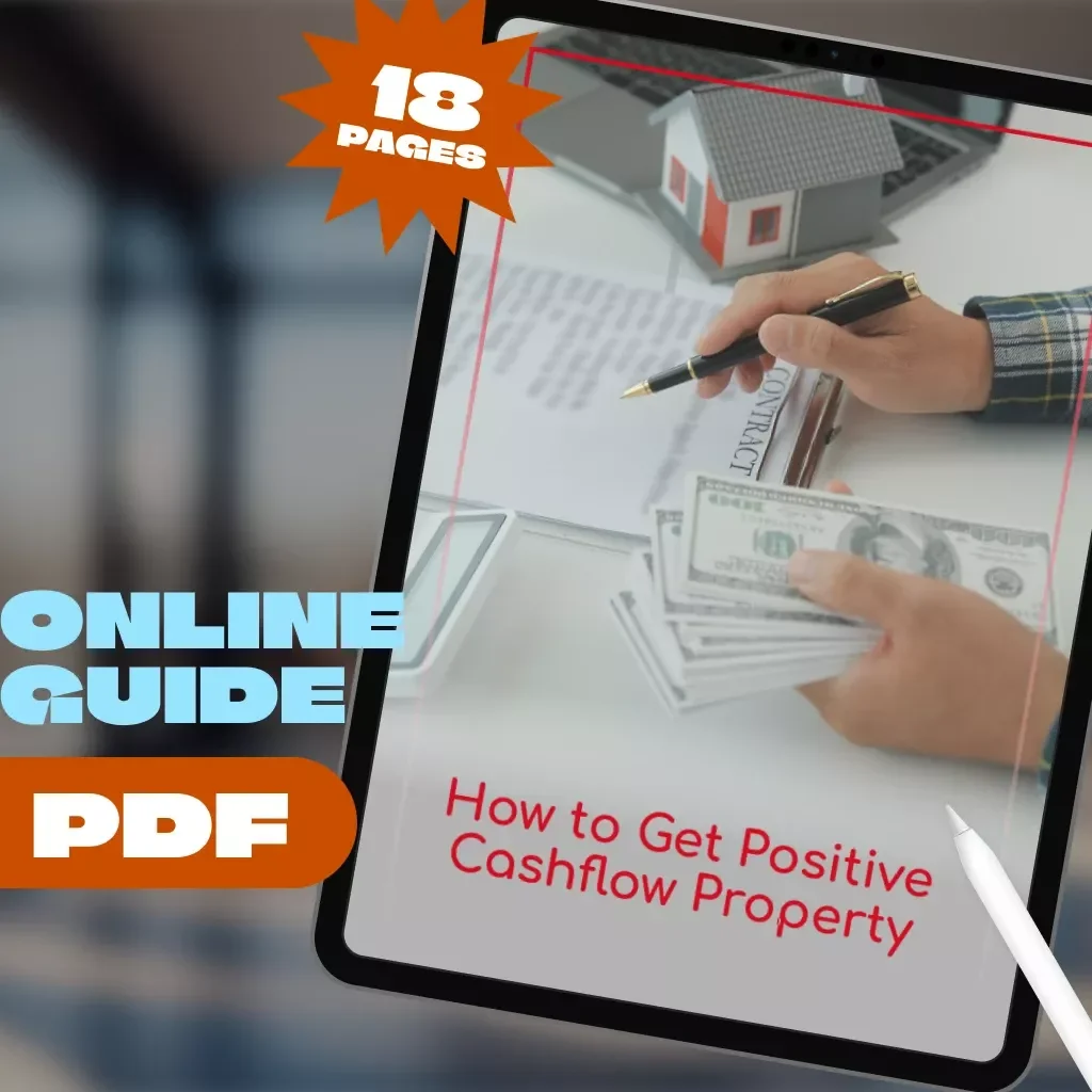 How to Get Positive Cashflow Property Guide | Real Estate Investment eBook | Cashflow Property Checklist for Investors | Digital Download