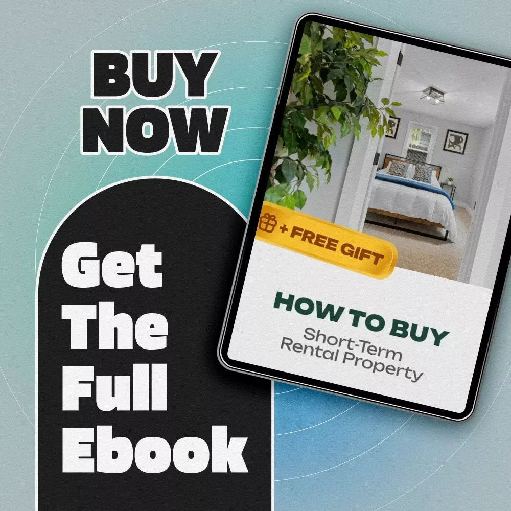 How to Buy Short-Term Rental Property eBook | Learn How to Buy Short Term Rental Property | Real Estate Investing Guide for Beginners