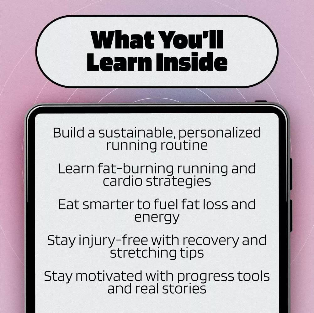 The Stride & Shed Guide to Losing Weight While Running – How to Lose Weight While Running eBook for Beginners & Intermediate Runners | Digital Download