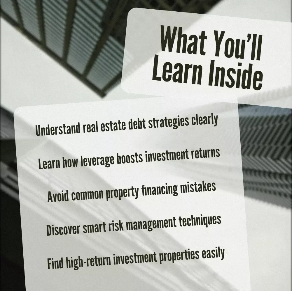 How to Use Debt to Buy Real Estate | Real Estate Investing eBook for Beginners | Learn Leverage, Loans & Property Financing | Digital Download