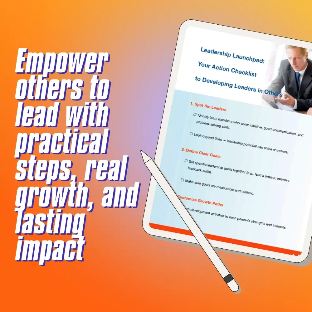 Leadership Launchpad: Your Action Checklist to Developing Leaders in Others | Digital Download | How to Develop Leadership Skills in Others