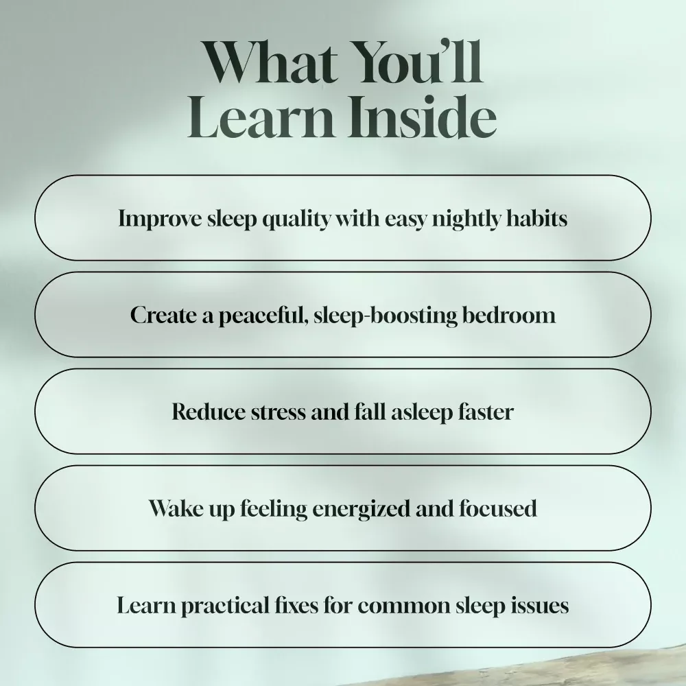 How To Sleep Better And Feel Better Every Day – Sleep Guide for Adults | Digital Download for How to Get Better Quality Sleep