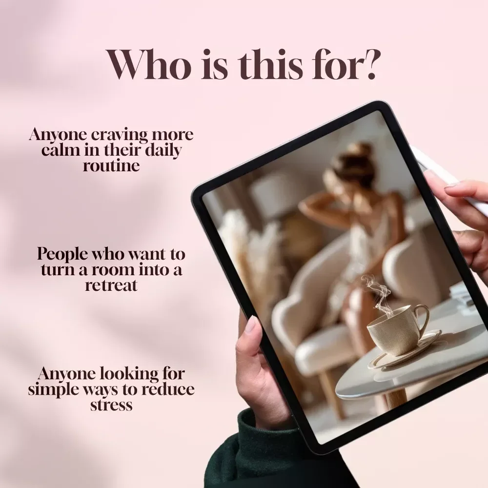 Simple Steps To Create A Calm Sanctuary Just For You | Digital Guide for House of Deep Relax | Relaxation eBook | Home Calm Checklist
