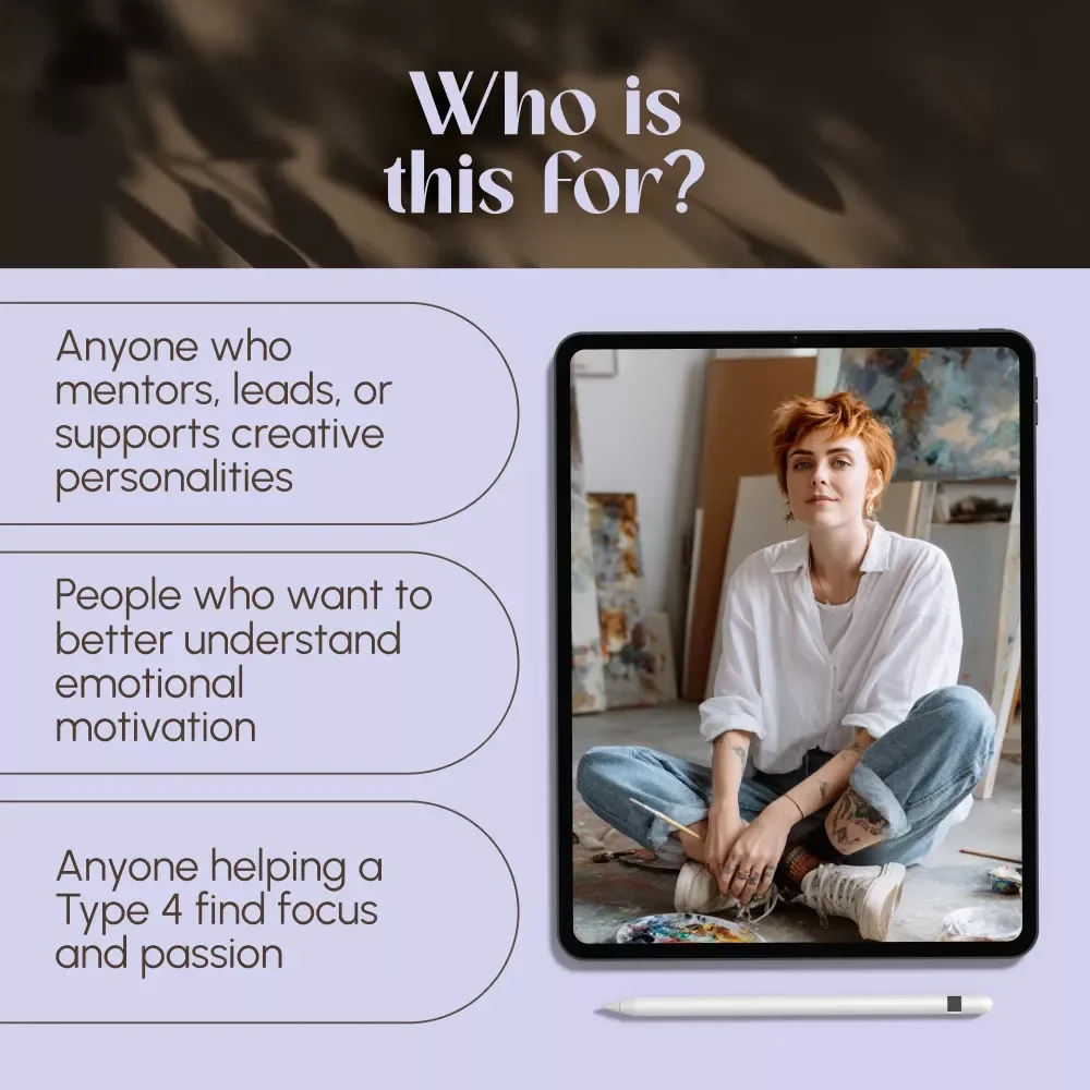 Inspire the Individualist: A Practical Guide to Motivating Enneagram 4s – How to Motivate Enneagram 4 Digital Guide for Coaches, Creatives & Growth Seekers